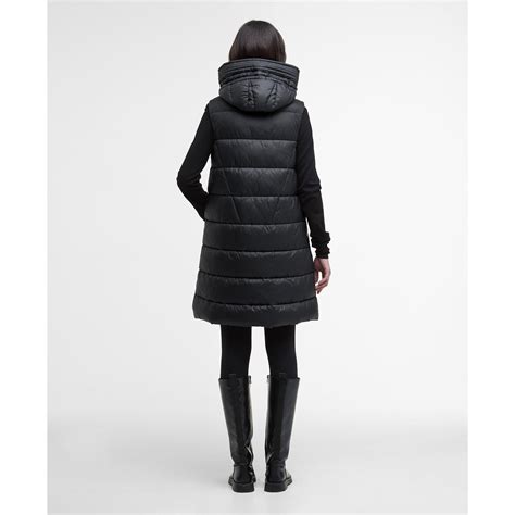 Barbour International Women's Cecilla Funnel Neck Full Zip Sleeveless ...
