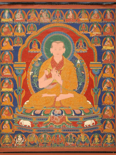 Yong Zin Khon Shogpel Poster-Ngor Monastery Sakya Lineage Art (18×24 ...