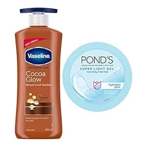 Buy Vaseline Winter Care Combo: Cocoa Glow Lotion, 400Ml With Ponds ...