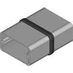 1455D602, Clear Aluminum PC Boards Mount Enclosure (5 Items) : Amazon ...