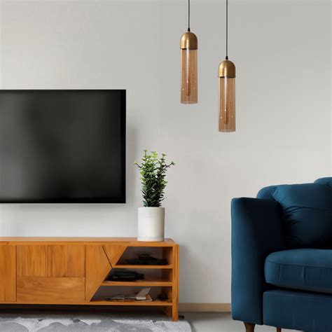 Loner Amber Pendant Light for Counters & Corners | Light & Living