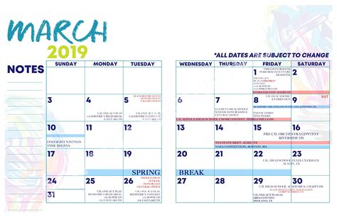 2018 - 2019 YISD Fine Arts Calendar | Ysleta Independent School ...