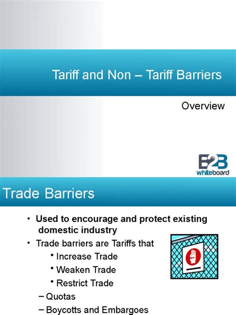 Trade Barriers 的图像结果