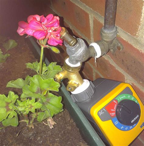 Tap Y Splitter Brass Manifold Two Way Washing Machine Hose Connector 3/ ...