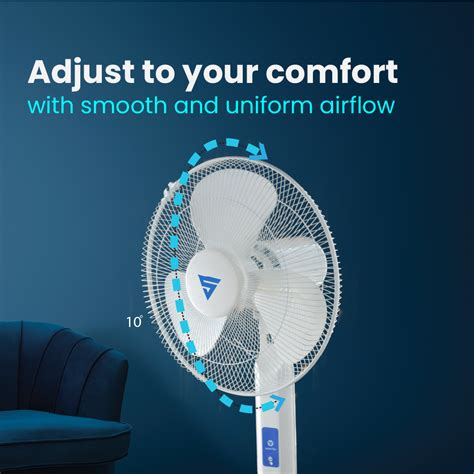 Super P400 BLDC Pedestal Fan|400mm Fan Size|75 Cmm Air Delivery – Superfan