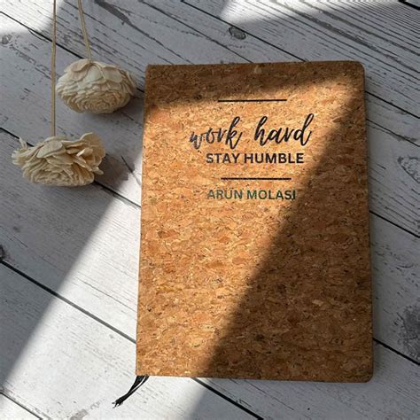 Personalized Eco-friendly Cork Notebook With Seed Pen – Kavi The Poetry ...
