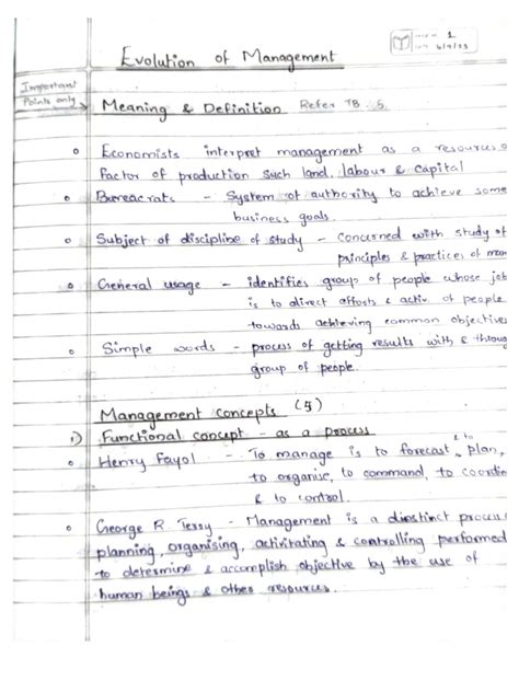 Image result for Management Notes
