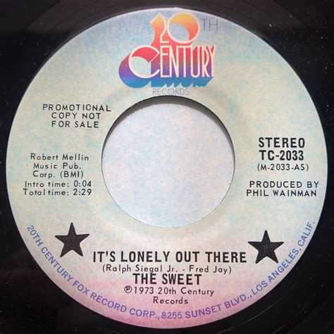 The Sweet - It's Lonely Out There / I'm On My Way [1973 UK/USA] | PoP’n ...