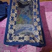 Kuber Industries Cotton Jewellery Kit with 1 Transparent Pouches, Blue ...