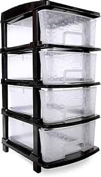 Smarttex Plastic Modular Drawer Storage Chest Of Drawers Organizer ...