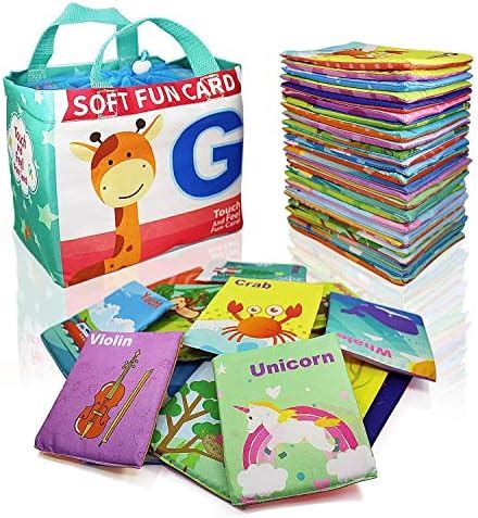 Buy Lattice Soft Early Educational Alphabet Cards & Cloth Storage Bag ...