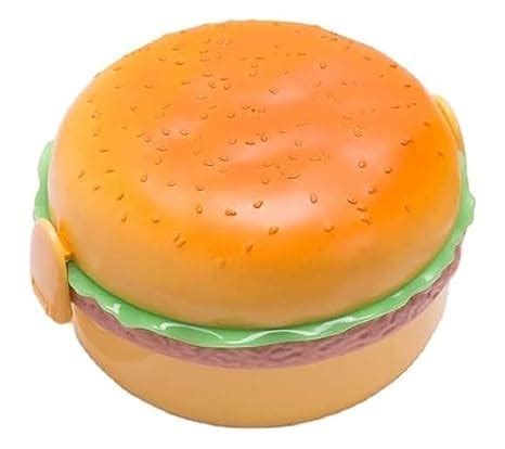 Buy JIGVA Burger Lunch Box Burger Shape School Tiffin Box for Kids ...