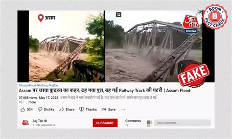 AajTak, Odisha TV Peddle Video Of Bridge Collapse In Indonesia As Assam ...