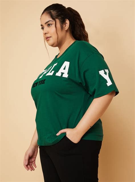 Buy Women Printed Oversized T-shirt Online at just Rs. 599.0 ...