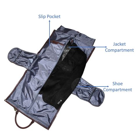 Sassora Nubuck Leather Large Multi Purpose Foldable Weekend Bag