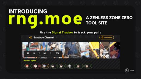 Signal Tracker for Zenless Zone Zero | rng.moe