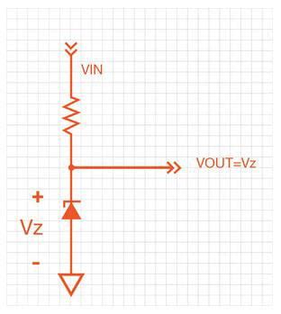 Zener Diode Regulator with Transistor Current Buffers