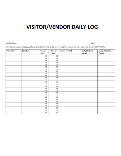 Image result for Daily Log Form