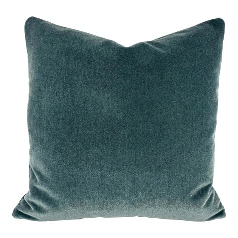 Rogers and Goffigon Silk Mohair Velvet in Thunder Cloud Pillow Cover ...