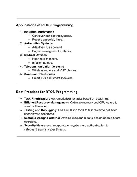 Image result for Programming Module of Rtos Simulation