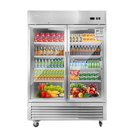 Buy JINSONG 54" Commercial Display Refrigerator with 2 Glass Door, 2 ...