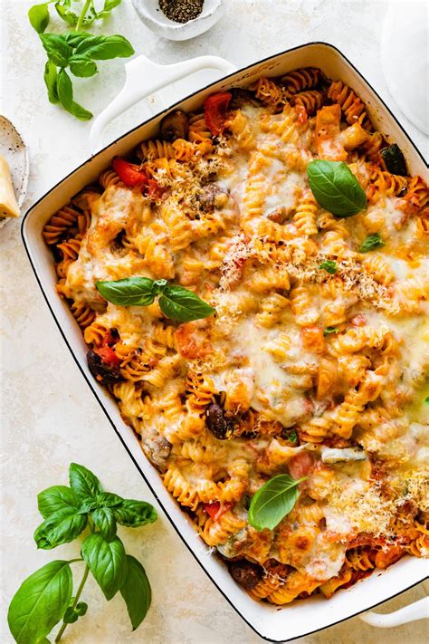 Easy Cheesy Baked Rotini Pasta Recipe (Italian) - Cucina by Elena