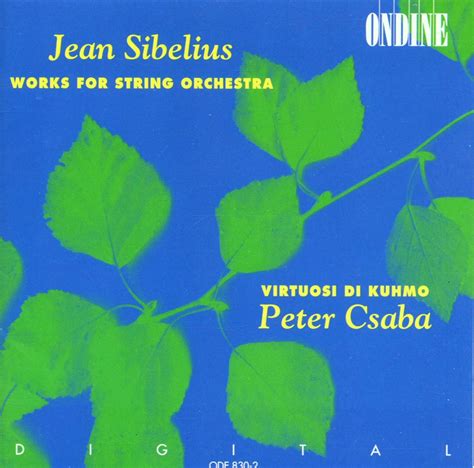 Works for String Orchestra: J. Sibelius, Peter Csaba, Jean Sibelius ...