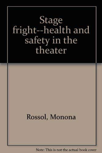Buy Stage fright-health and safety in the theater Book Online at Low ...
