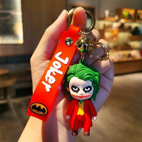 Joker Silicon Keychain With Bagcharm And Strap (Select From Drop Down ...