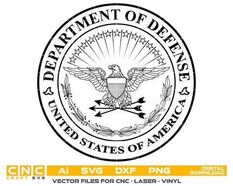 Department of Defense Logo SVG – Military Emblem Vector Art