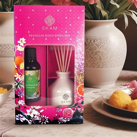 Orange Blossom & Lemongrass Reed Diffuser Gift Set – EKAM
