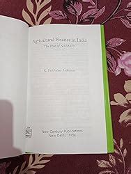 Buy Agricultural Finance in India: The Role of Nabard Book Online at ...