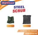 TIDY HOME Kitchen Utensil Scrubber Sponge, Steel Scrubber for Dish Wash ...