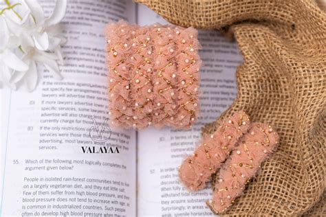 Zig Zag Beads Bangle With Tic Tac Clips