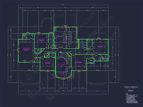 Custom House Floor Plan with Spacious CAD Designs & Blueprint