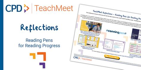 TeachMeet Reflections - Reading Pens for Reading Progress