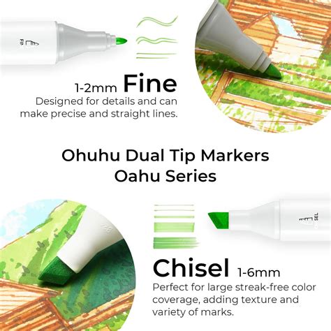 Ohuhu 100 Colours Dual Tip Marker Pens, Alcohol India | Ubuy