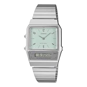 Casio Vintage AQ-800E-3ADF Analog-Digital Green Dial Unisex (D362 ...