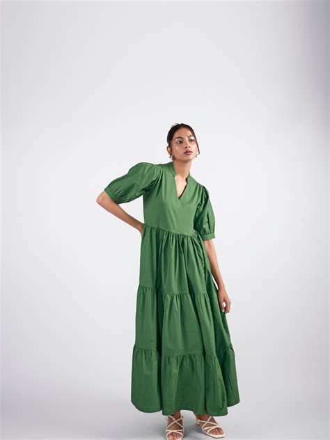 V-Neck Tiered maxi Dress – ALL HER COLLECTIVE