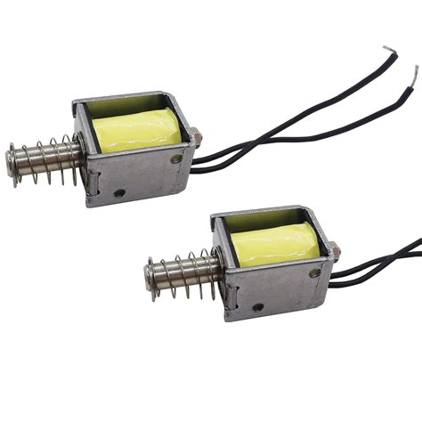 BUBQD Adjustable Mini Push Pull Solenoid - 10mm Stroke, DC India | Ubuy