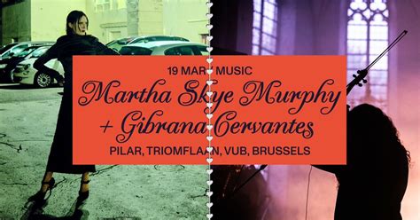 Martha Skye Murphy + Gibrana Cervantes + TBA , Triomflaan VUB entrance ...