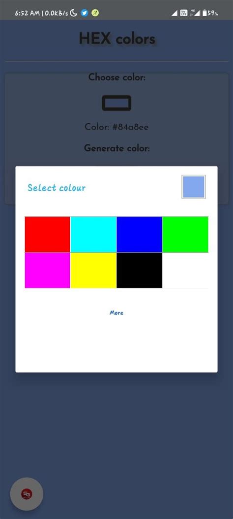 Sketchub • SG - HEX colours