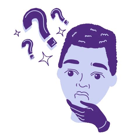 Confused Thinking Sticker - Confused Thinking Question mark - Discover & Share GIFs