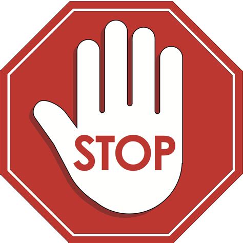 Stop Sign Sticker - TenStickers