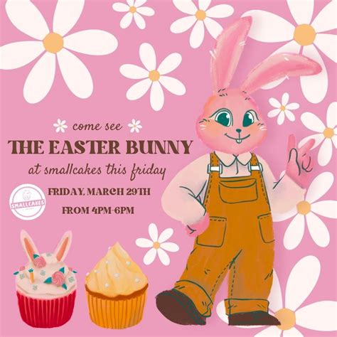 Easter Bunny @ Smallcakes, 3209 N Oak St, Valdosta, GA, 29 March 2024 ...