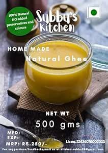 Subbus Kitchen Natural Desi Ghee No added preservatives 100% Natural ...