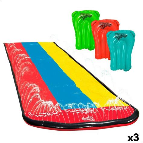 Scivolo ad acqua Multicolore 200 x 12 x 480 cm (3 Unità) | Leroy Merlin