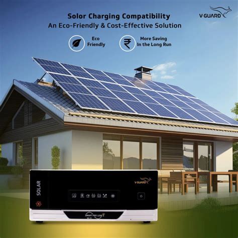 V-Guard Smart Pro 1200s Solar Inverter with Mobile App Control Smart ...