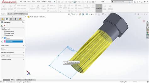 Image result for SolidWorks Tutorials to Draw a Nut
