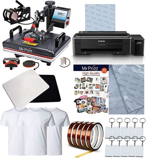 MY PRINT | Heat Press 5 in 1 Digital Multi Functional Sublimation ...
